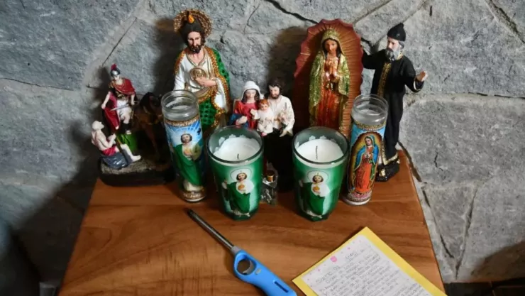 altar de “El Mencho”