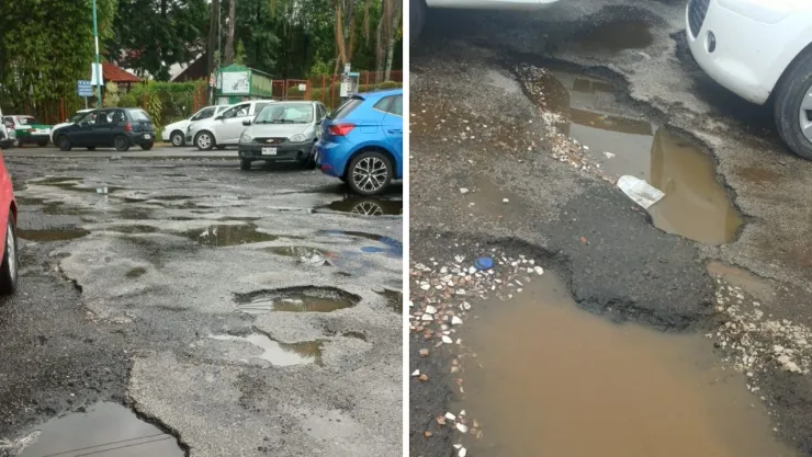 Los empleados denunciaron falta de alumbrado, vigilancia y un reciente robo dentro del estacionamiento