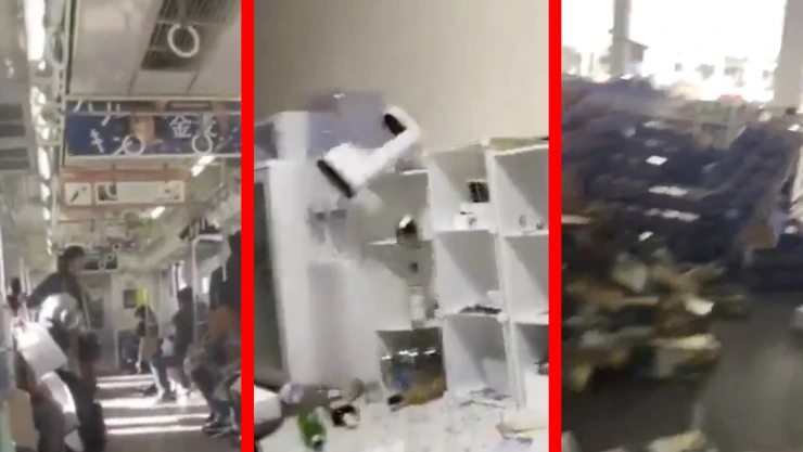 Fuertes VIDEOS: Así fue el momento EXACTO del terremoto 7.1 que dejó a personas atrapadas por edificios colapsados y severas afectaciones en Japón