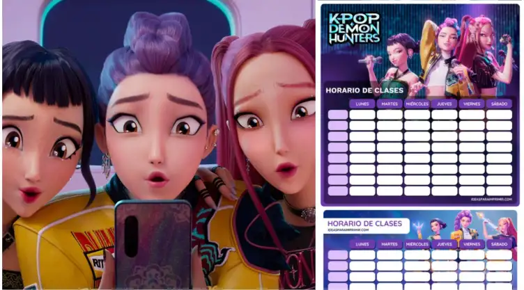horarios escolares kpop demon hunters horarios de clase