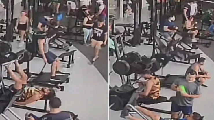 APLASTADO por aparato en un gimnasio