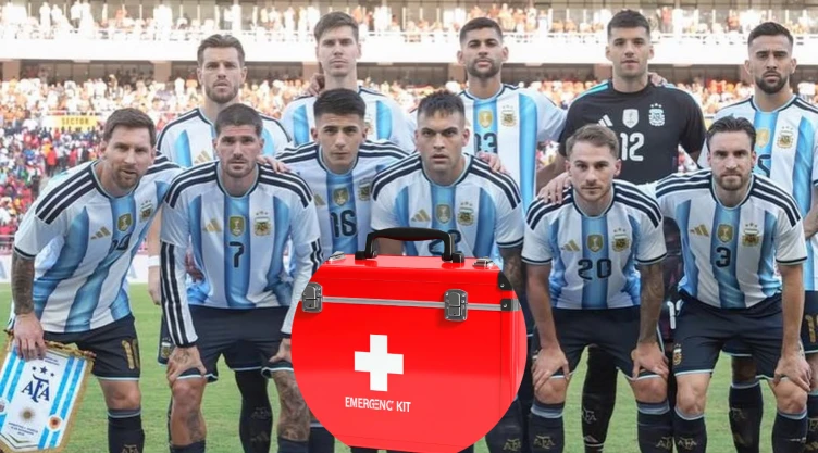 Argentina sufre baja de última hora a cinco días del comienzo de la Copa Mundial de la FIFA 2026™