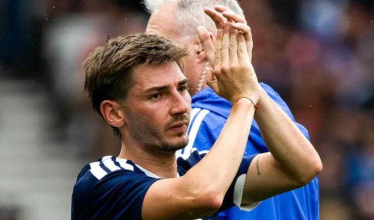 Rodilla figura de Escocia
