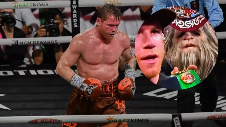 Canelo Álvarez Quién es Josejas, la extraña persona que apareció con el boxeador tras el triunfo ante Berlanga