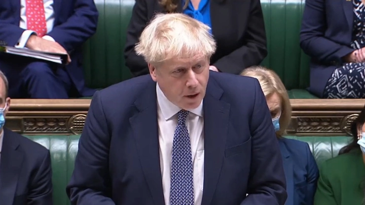 boris johnson fiesta confinamiento