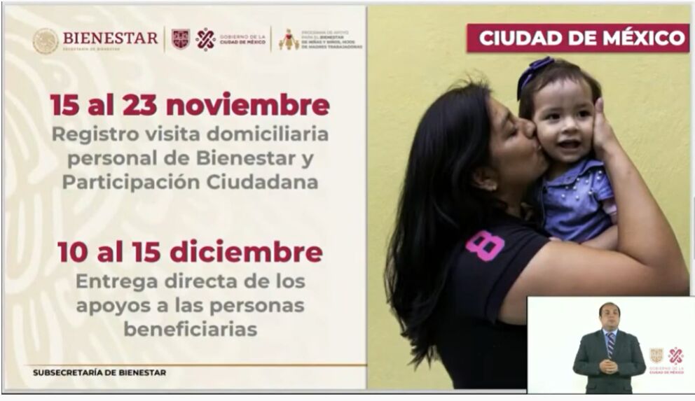 ¿Eres madre soltera? Así puedes acceder al apoyo Bienestar en CDMX