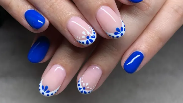 uñas estilo talavera