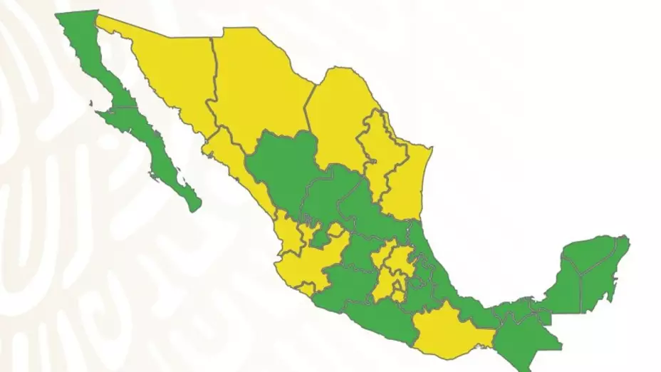 Semáforo Covid 21 de febrero 6 de marzo estados