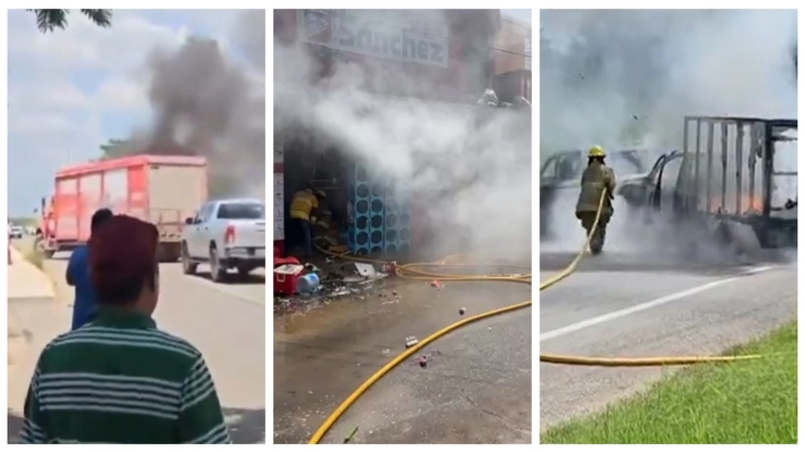 Violencia en Tabasco: Bloqueos, quema de autos y negocios desatan caos en la región| VIDEO