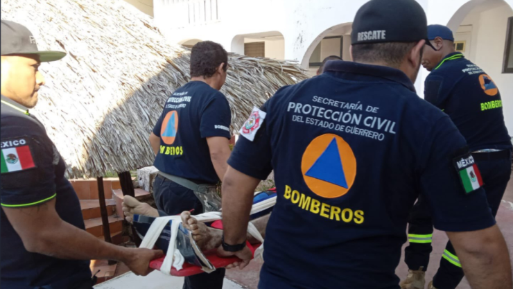 Abuelito atrapado en cisterna
