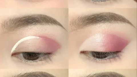 El cute crease traza una línea marcada por encima del párpado móvil para agrandar la mirada