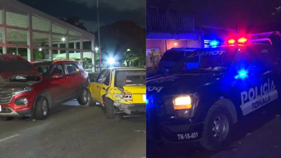 Balacera en Tonalá y aparatoso choque en Guadalajara marcan una noche de caos en la ZMG