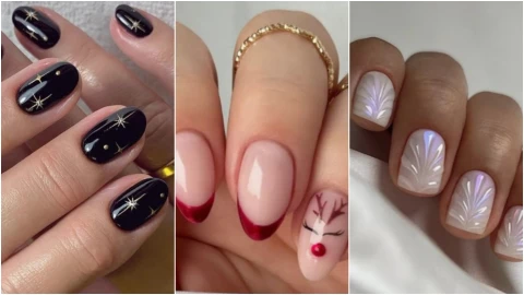 modelos de u&ntilde;as cortas para lucir en A&ntilde;o Nuevo