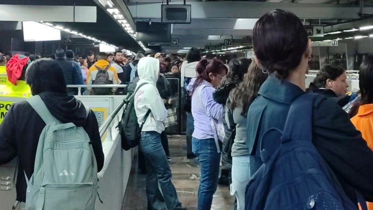 Estación del Metro CDMX.
