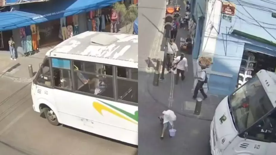 Chofer atropella abuelita que trataba de cruzar la calle