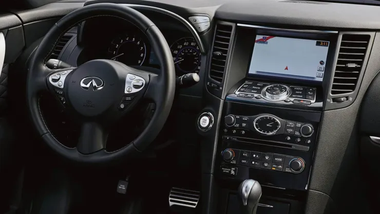 Interior de la Infiniti QX70