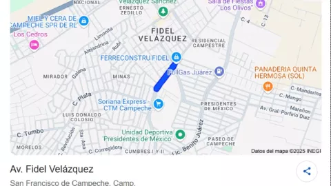 Autoridades de Campeche desmienten asalto a joven en la Avenida Fidel Velázquez