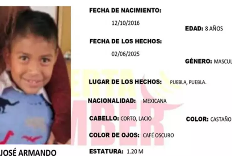 Vuelven a reportar como desaparecido al niño José Armando Téllez en Amalucan, Puebla