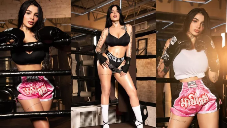 La brutal transformación de Karely Ruiz para pelear vs Karina García en Stream Fighters 4