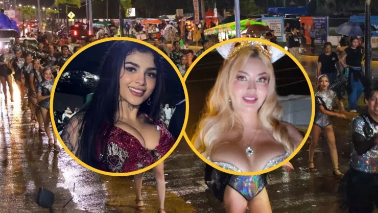 Karely Ruiz y Cyn Martínez en el mismo evento