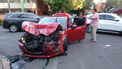 Choque camión ecobicis 2