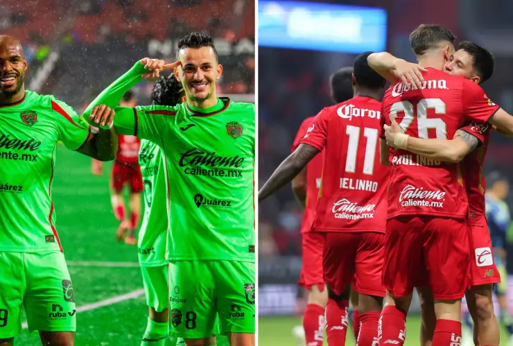 Juárez vs. Toluca diferencia de plantillas