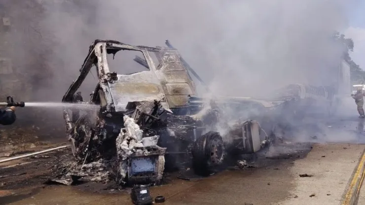 incendio autopista