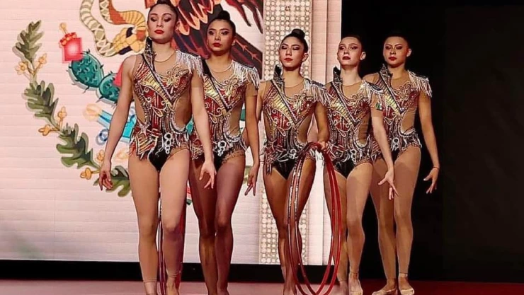 selección Mexicana de gimnasia rítmica en Israel