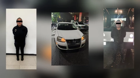 Dos policías de CDMX fueron detenidos por extorsión a una mujer en Iztapalapa.