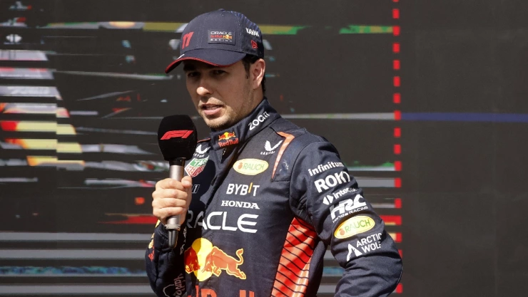 El mexicano Sergio Checo Pérez obtuvo el segundo lugar en el podio del Gran Premio de Bélgica este domingo 30 de julio de 2023.