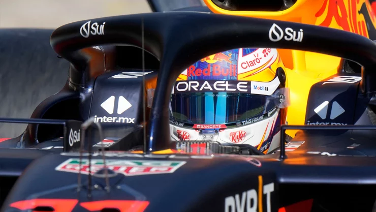 Checo Pérez en el circuito de Imola