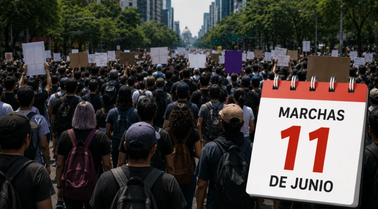 Mapa de marchas para este jueves 11 de junio: Calles cerradas y rutas de las protestas en la CDMX