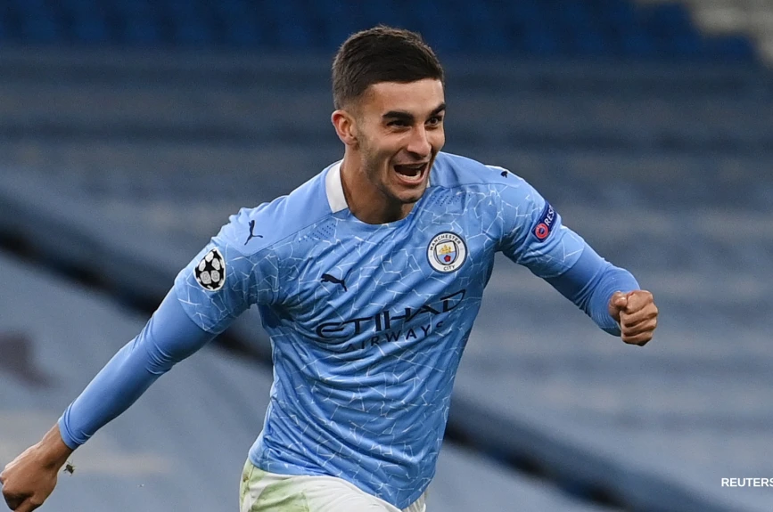 Ferran Torres con Manchester City
