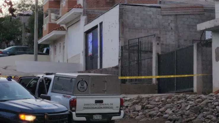 Casa baleada en la Simón Bolívar, Culiacán