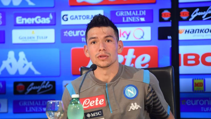 Lozano en Napoli. 
