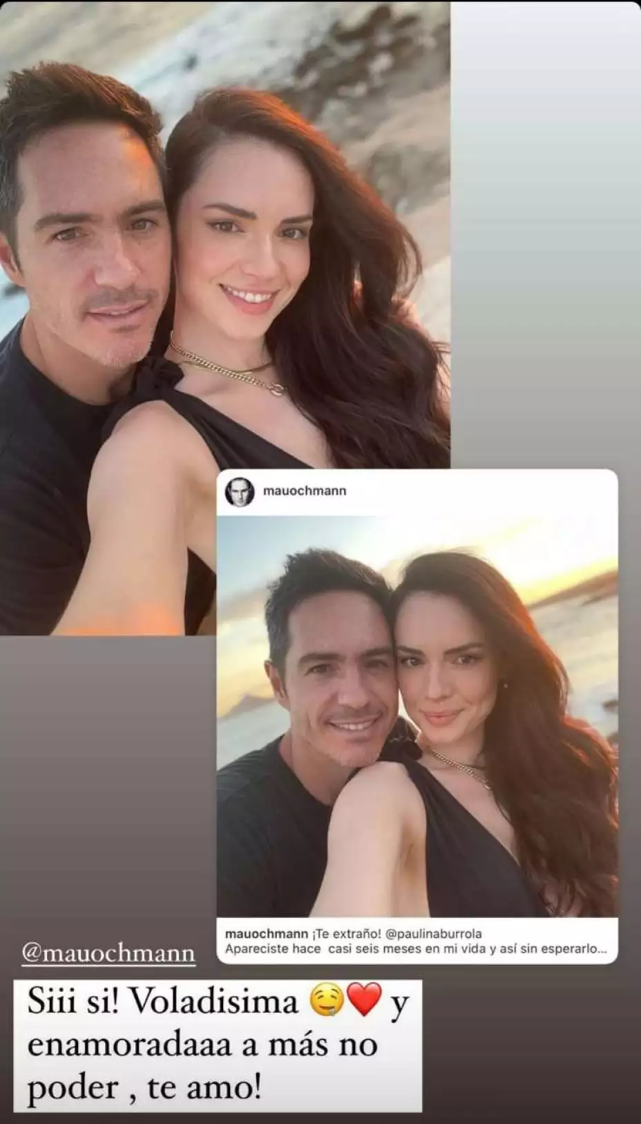 Paulina Burrola y Mauricio Ochmann