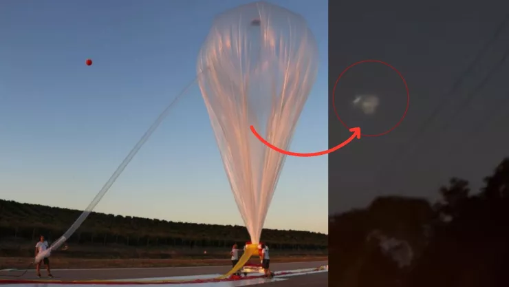 Globo sonda ovni Chiapas