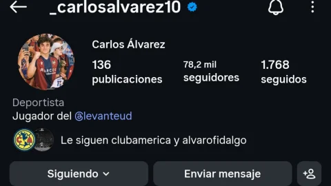 Carlos Álvarez América Álvaro Fidalgo