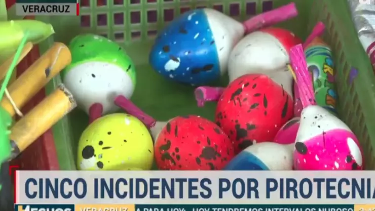 Pirotecnia lesionados.