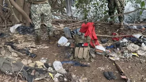 Aseguran campamento de civiles armados en Rosario