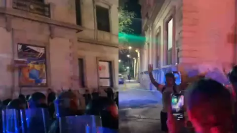 Manifestación de la UACH