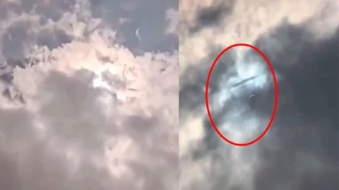 Ovni durante eclipse