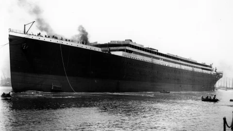 Así lucía el RMS Titanic en su botadura y pruebas de mar en 1912 FOTOS 3.jpg