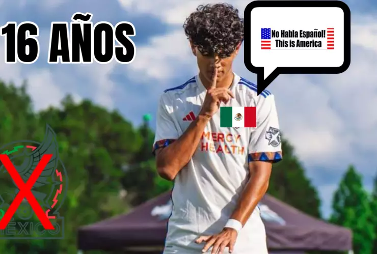 Tiene 16 años y es mexicano, pero podría representar a otra selección: hasta elige NO hablar español