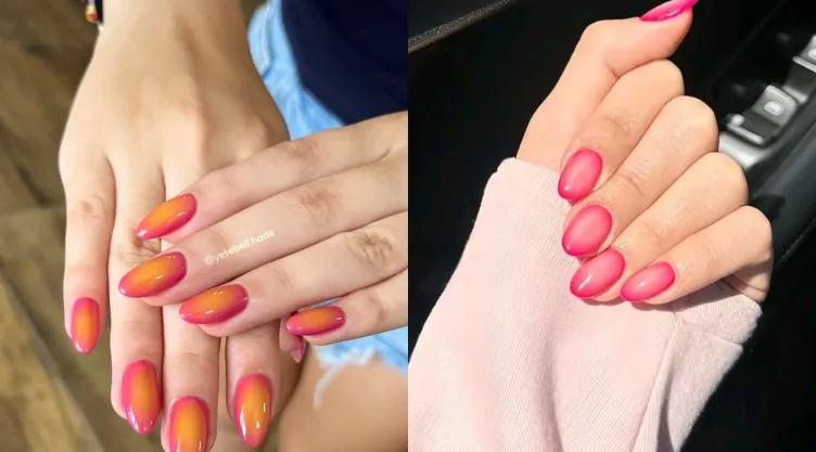 3 técnicas de Aura Nails, la manicura más viral