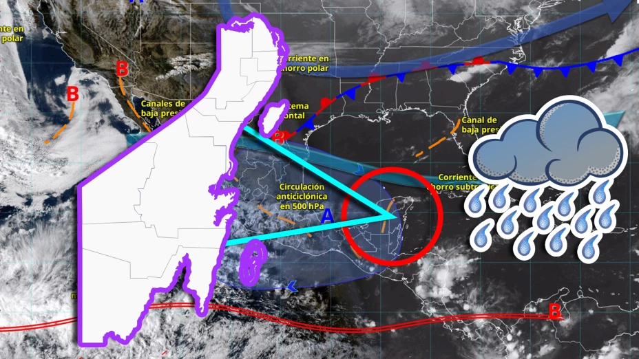 ¿Frente Frío 13 causará ‘heladez’ y lluvias__ Así será el clima en Cancún y Quintana Roo HOY 9 de noviembre de 2025.webp