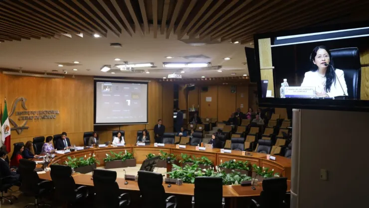 Sede central del IECM trabaja de forma remota ante protesta de grupo del PRD capitalino