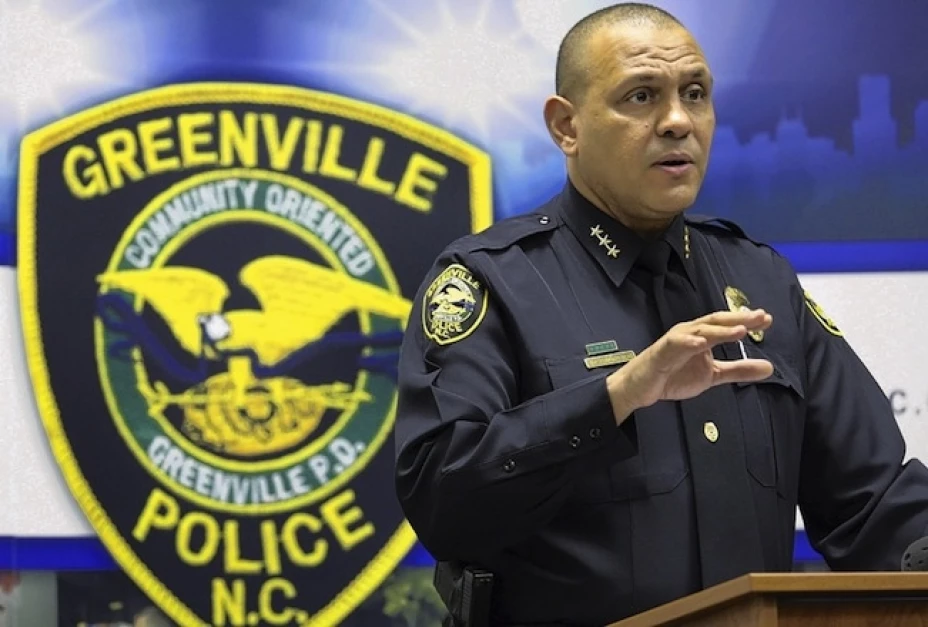 Hassan Aden, jefe de la Policía de Greenville