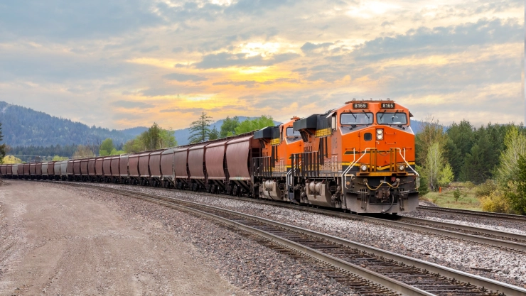 Vagones del tren BNSF Railway