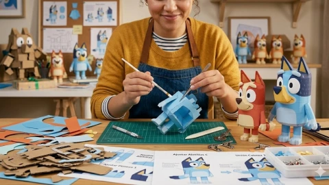 Figuras 3D Bluey